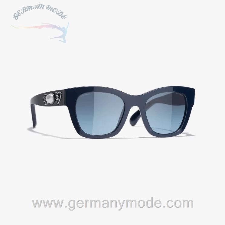 عینک آفتابی زنانه شنل فرانسه CHANEL QUADRATISCHE SONNENBRILLE 5478 1643/S2