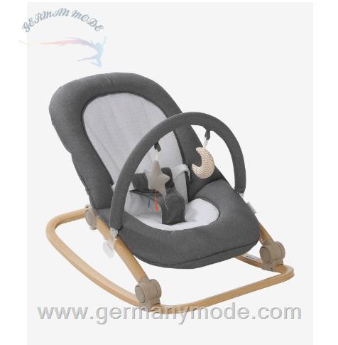 نی نی لای لای نوزاد ورت فرانسه Vertbaudet Babywippe mit Spielbogen Babydream - grau/weiß