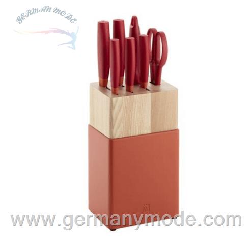 ست چاقو آشپزخانه 8 پارچه زولینگ آلمان ZWILLING Messerblock Set Now S 8tlg. rot