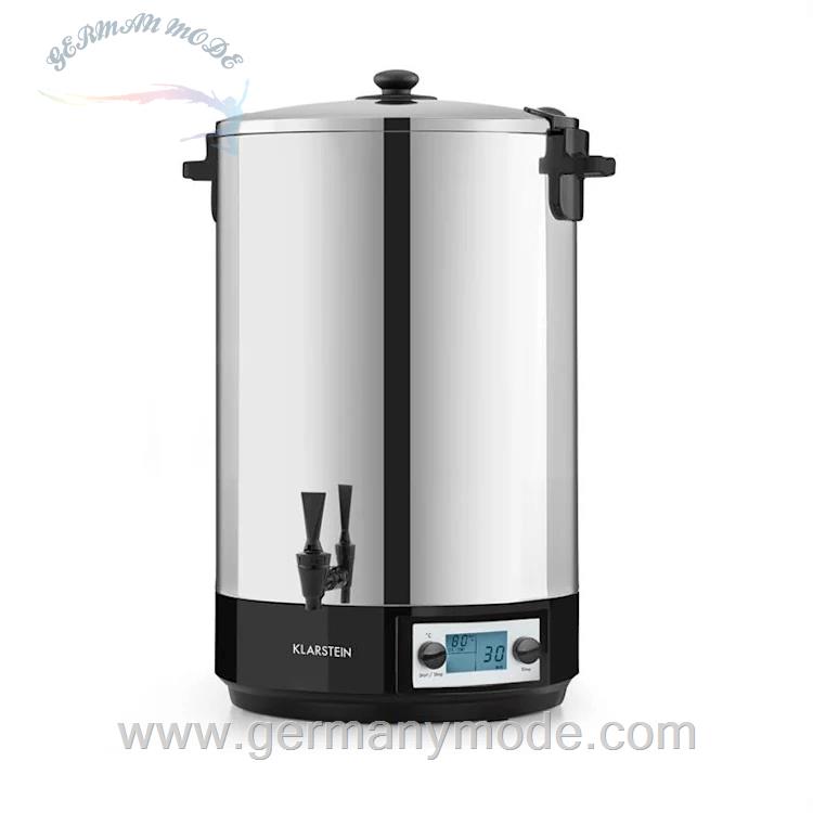 فلاسک غذا و نوشیدنی 50 لیتری کلارشتاین آلمان Klarstein KonfiStar 50 Digital Einkochautomat Getränkespender Silber