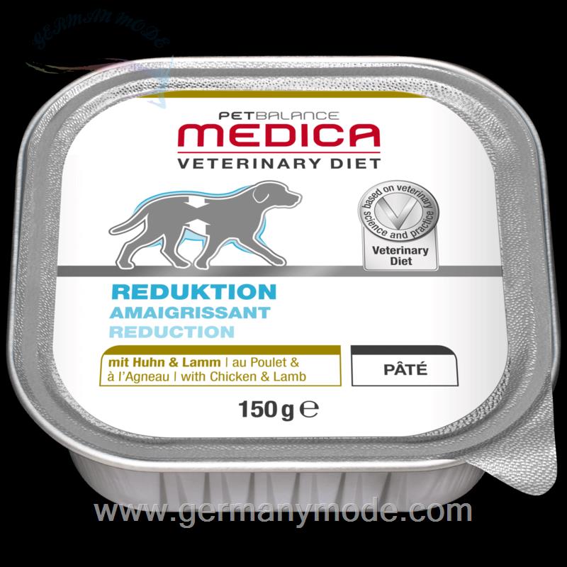 غذا مرطوب سگ با رژیم غذایی کاهش وزن مدیکا آلمان PetBalance Medica Reduktionsdiät 11x150g Huhn - Lamm