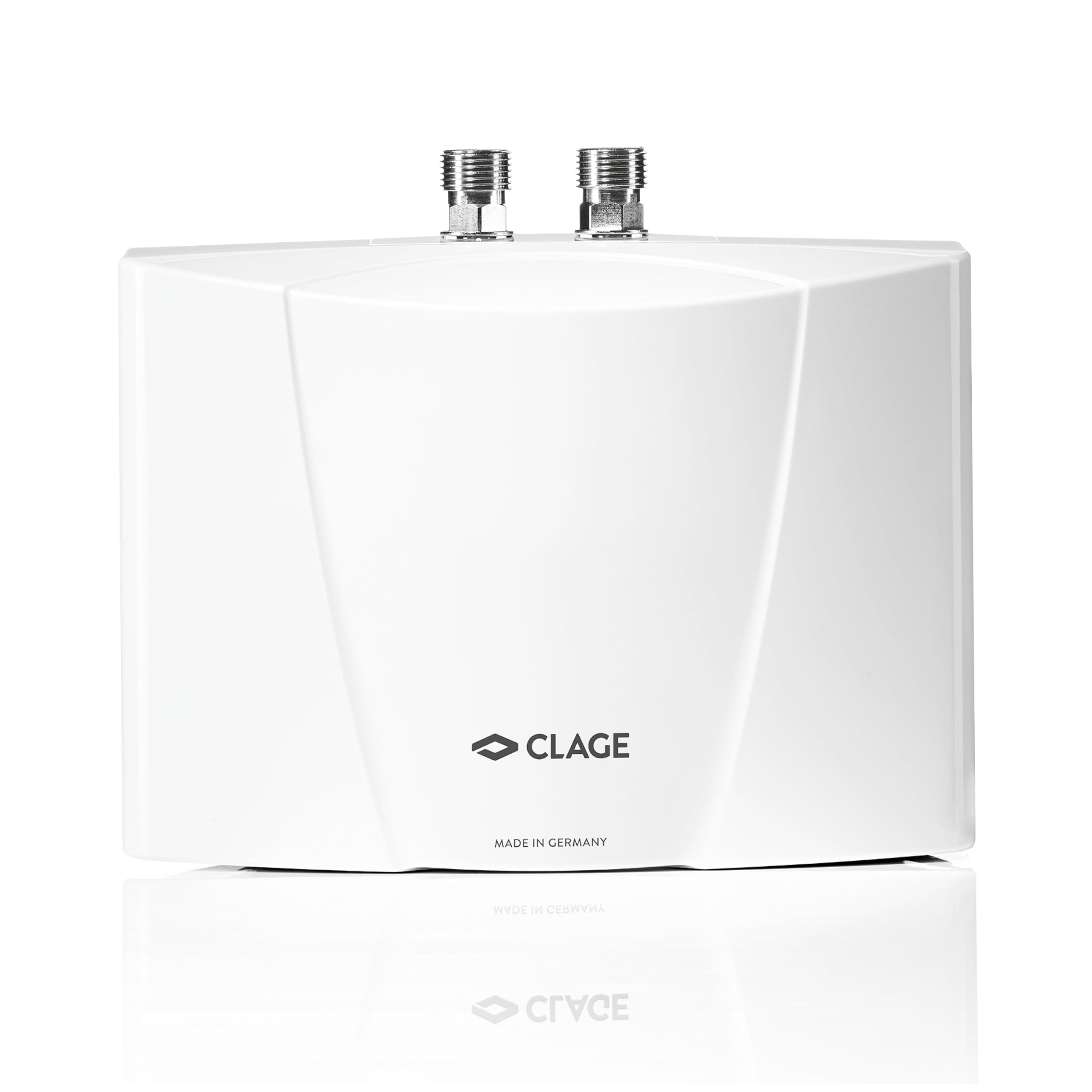 خرید از آمازون - آبگرمکن فوری هیدرولیک کوچک CLAGE MBH4 برای حوضچه های دستی، 4.4 کیلو وات، اتصال ثابت 230 ولت، بدون دوشاخه، ضد فشار + بدون فشار، تست VDE-GS، 1500-16004 اتصال ثابت 4.4 کیلو وات سفید