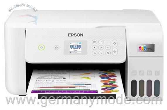 پرینتر چند کاره جوهر افشان رنگی اپسون ژاپن Epson EcoTank ET-2826 WLAN-Drucker, (Wi-Fi Direct, WLAN (Wi-Fi)