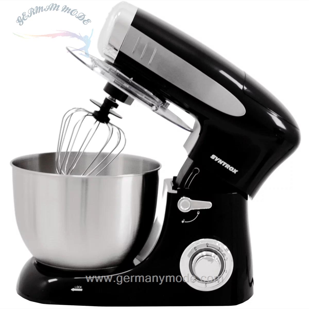 غذا ساز همه کاره سینتروکس آلمان Syntrox Küchenmaschine Deluxe Fleischwolf Mixer Farbwahl schwarz