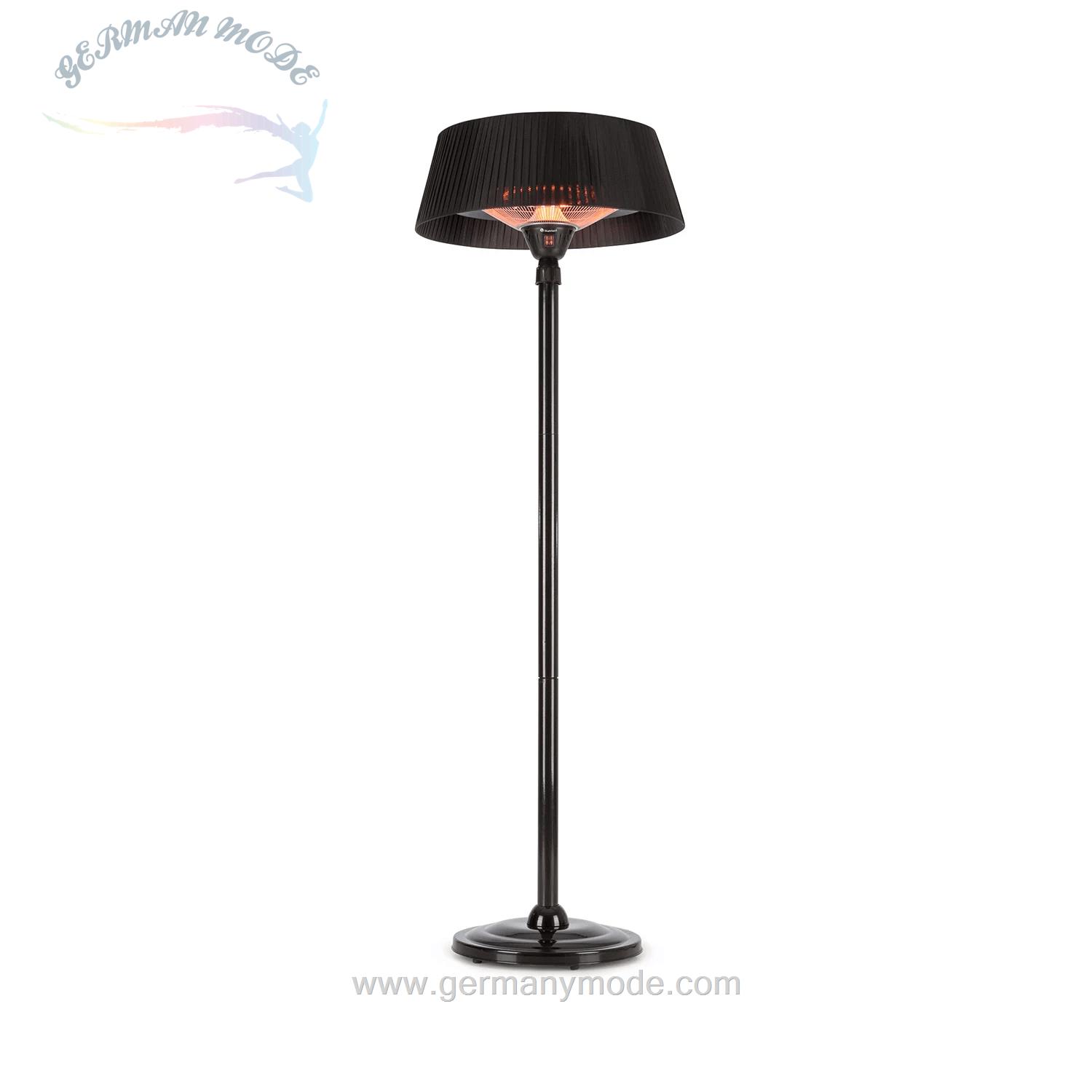 بخاری برقی تابشی ایستاده کلارشتاین آلمان Klarstein Venice Heat Stand Infrarot-Heizstrahler Infrarot-Heizstrahler Schwarz