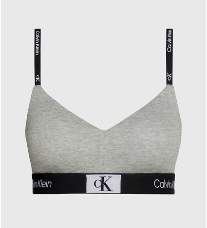 نیم تنه زنانه کلوین کلین آمریکا Calvin Klein Bralette CK96 Grey Heather 000QF7218EP7A