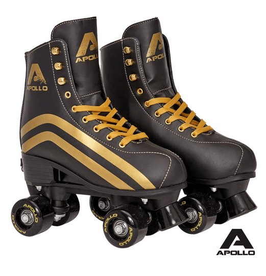 اسکیت کفشی چهارچرخ کودکانه o Apollo Rollschuhe Classic Roller - Disco größenverstellbar Retro Design