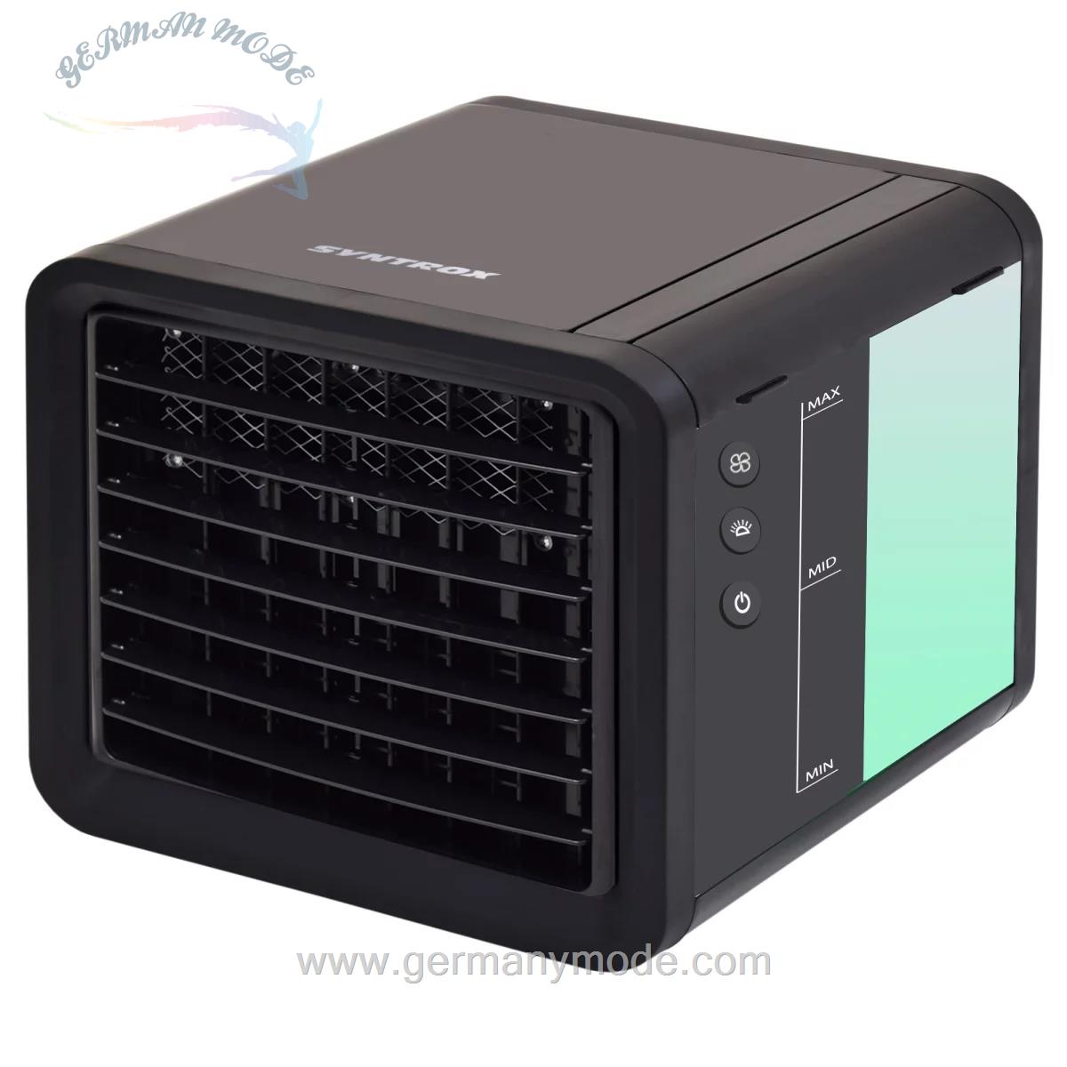 کولر آبی رطوبت ساز سینتروکس آلمان Syntrox 4in1 Mini Luftkühler in 3 verschiedenen Farben A Ware Modell Black
