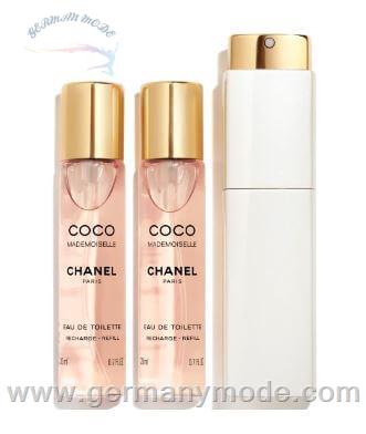 ست عطر ادو تویلت زنانه 3 تایی 20 میل کوکو مادمازل شنل فرانسه CHANEL COCO MADEMOISELLE EAU DE TOILET SPRAY 3 20ml