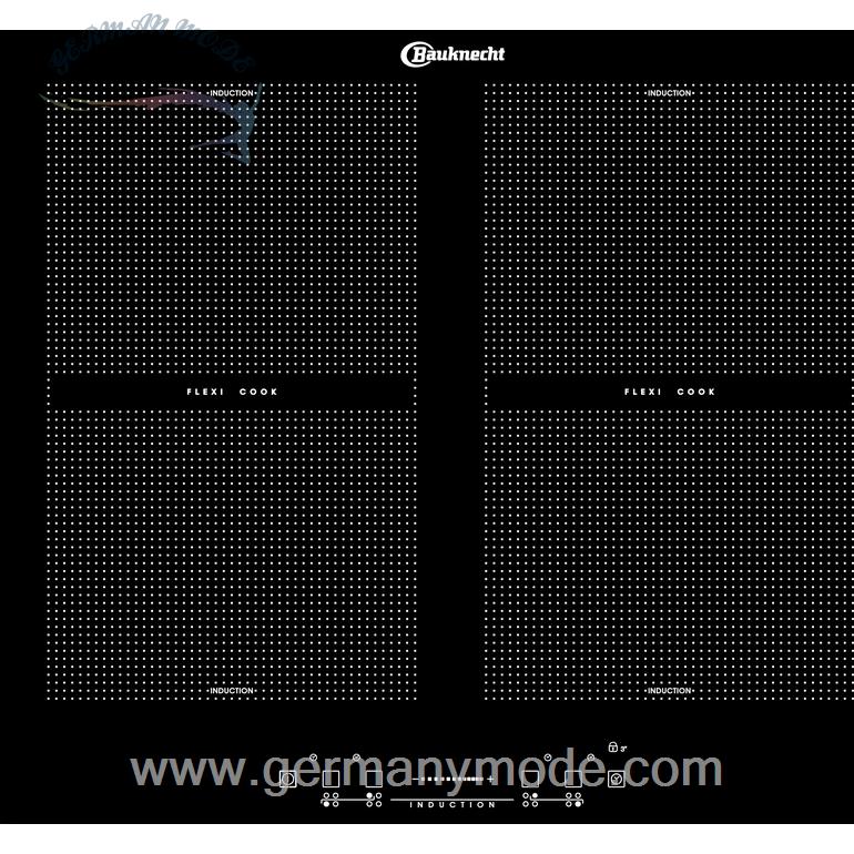 اجاق برقی 4 شعله باکنشت آلمان BAUKNECHT CERANKOCHFELD MIT INDUKTION - CTAI 6640FFS NE