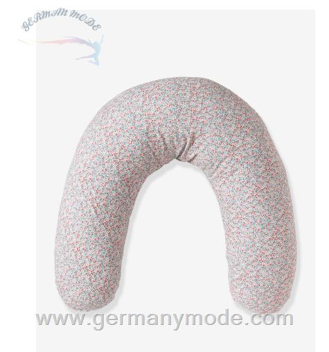 بالش مخصوص شیردهی نوزاد ورت فرانسه Vertbaudet Stillkissen mit Schonbezug Bio-Baumwolle - mehrfarbig geblümt