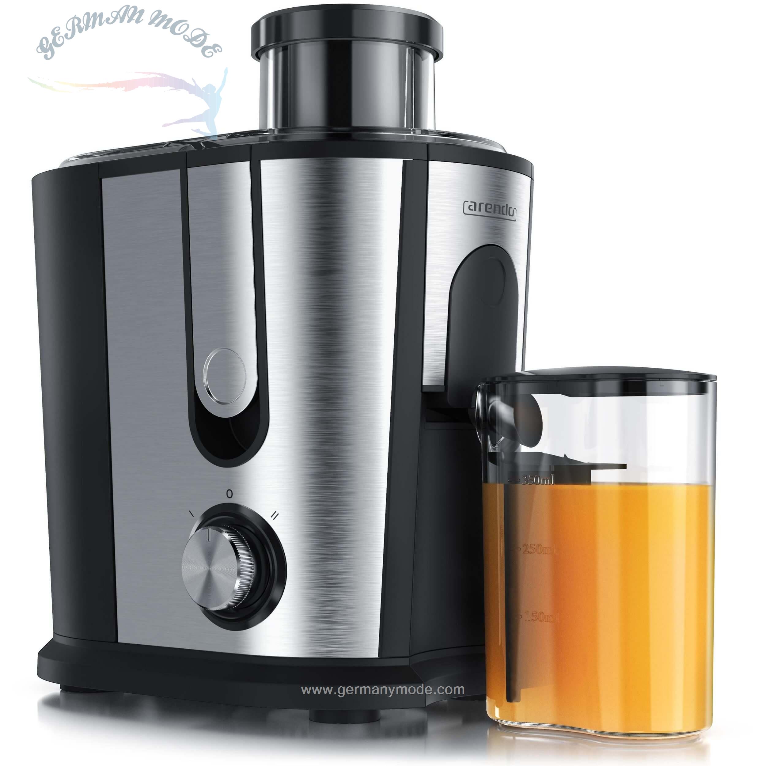 آبمیوه گیری آرندو آلمان Arendo Zentrifugenentsafter- 600 W- Entsafter für Obst und Gemüse