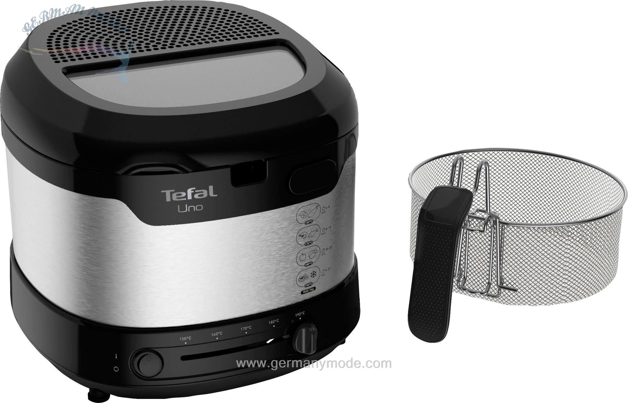 سرخ کن تفال فرانسه Tefal Fritteuse UNO M Edelstahl FF215, 1600 W