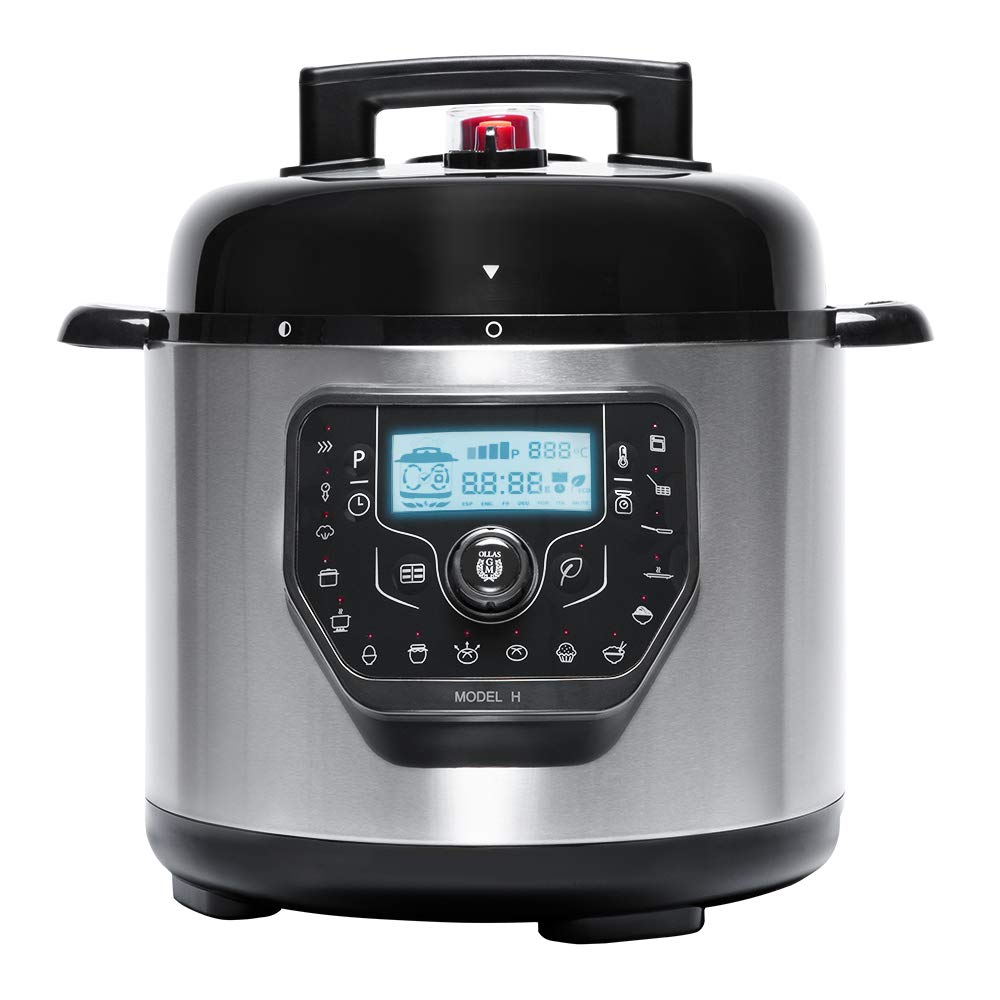 زودپز قابل برنامه ریزی سکوتک اسپانیا Cecotec GM H-Deluxe پخت هوشمند، 6 لیتر، قابلیت برنامه ریزی 24 ساعته، 15 سیستم ایمنی