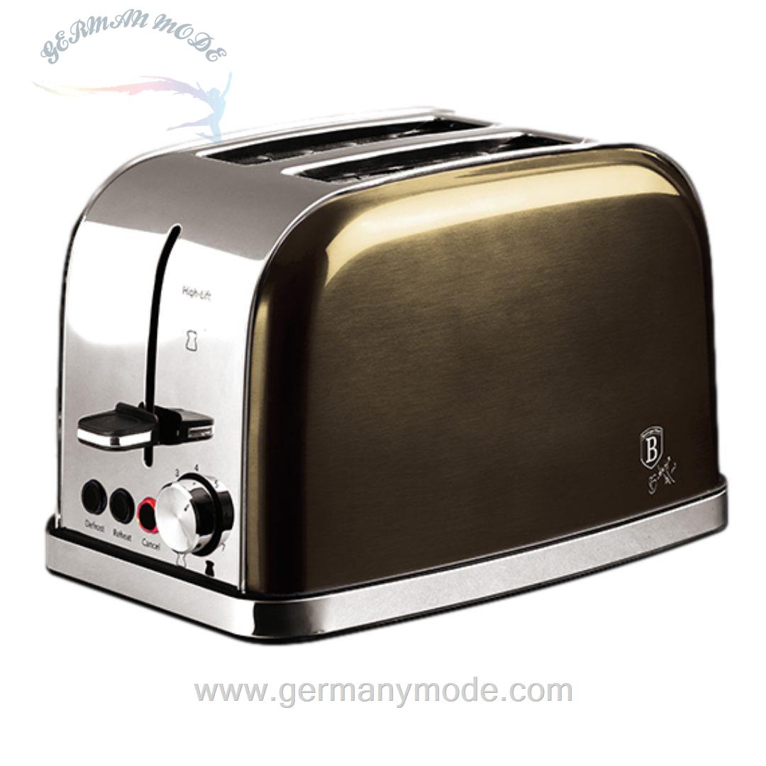 توستر 2 اسلایس برلینگر هاوس مجارستان BERLINGER HAUS 2-SLICE TOASTER BERLINGER HAUS BH-9395 SHINY BLACK COLLECTION