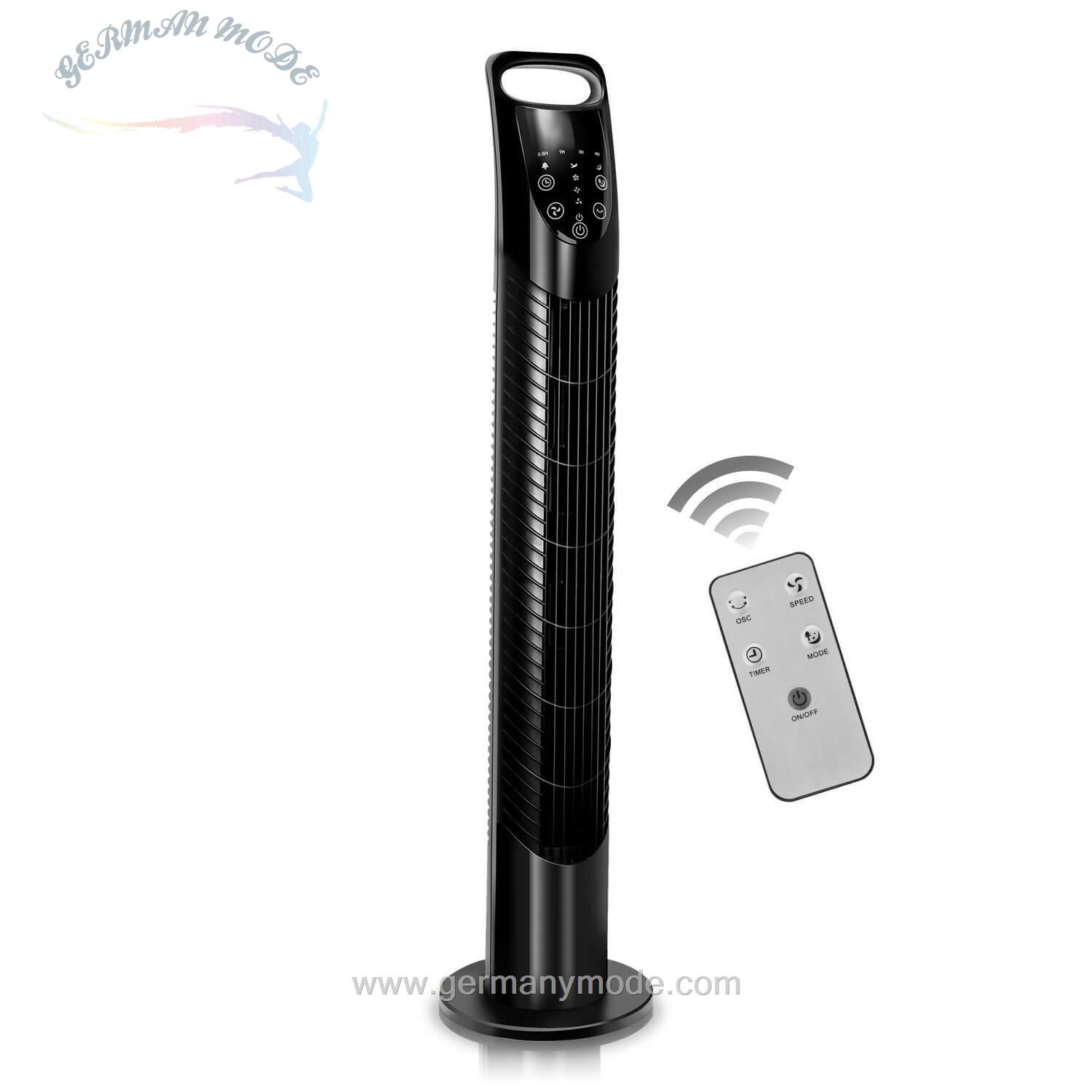 پنکه برقی ایستاده جیوبیاز Jiubiaz Tischturmventilator Säulenventilator mit Fernbedienung Towerventilator