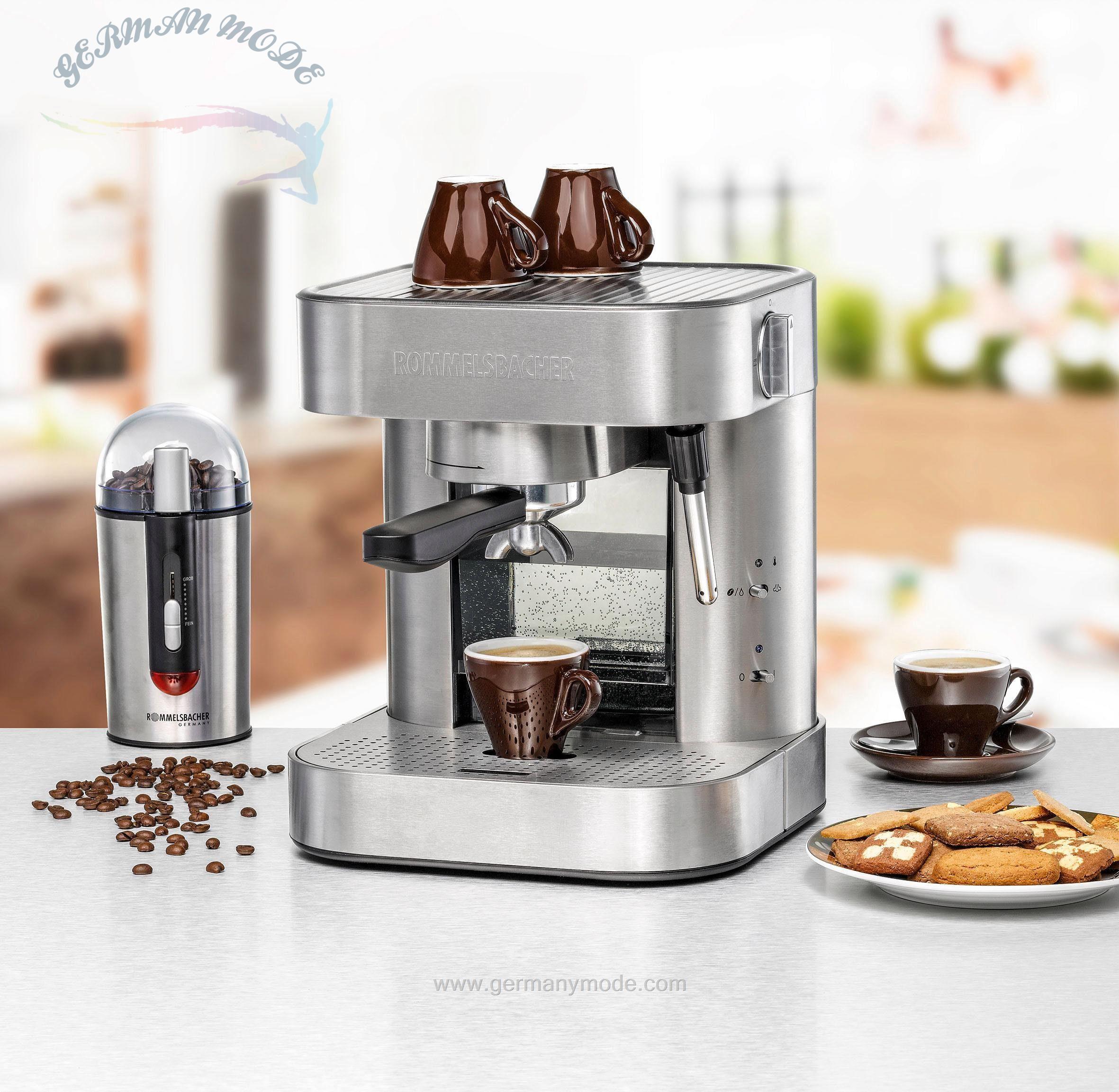 اسپرسو ساز روملزباخر آلمان Rommelsbacher Espressomaschine EKS 1510
