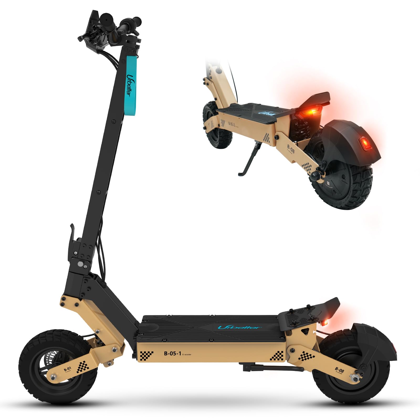 خرید از آمازون - urbetter E Scooter E Scooter برد 40 کیلومتر اسکوتر برقی اسکوتر برقی اسکوتر برقی اسکوتر برقی 10 اینچی، U4