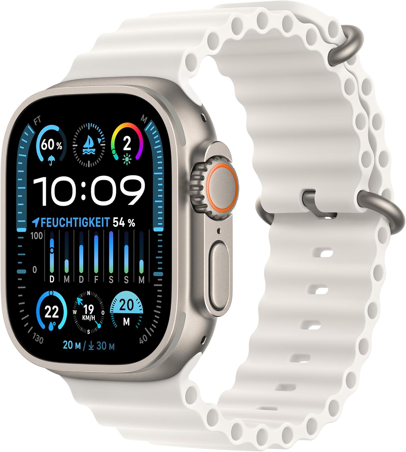 ساعت هوشمند اپل واچ اورجینال Apple Watch Ultra 2 (GPS + Cellular, 49 mm) Smartwatch mit robustem