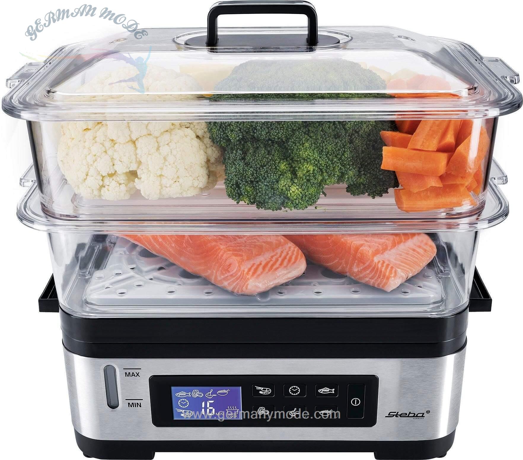 بخار پز استبا آلمان Steba Dampfgarer DG 2-1200 Watt