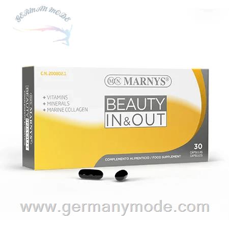 کپسول مکمل غذایی امگا 3 6 9 سلامت پوست مو و ناخن مارنیس اسپانیا MARNYS Beauty In Out MN449