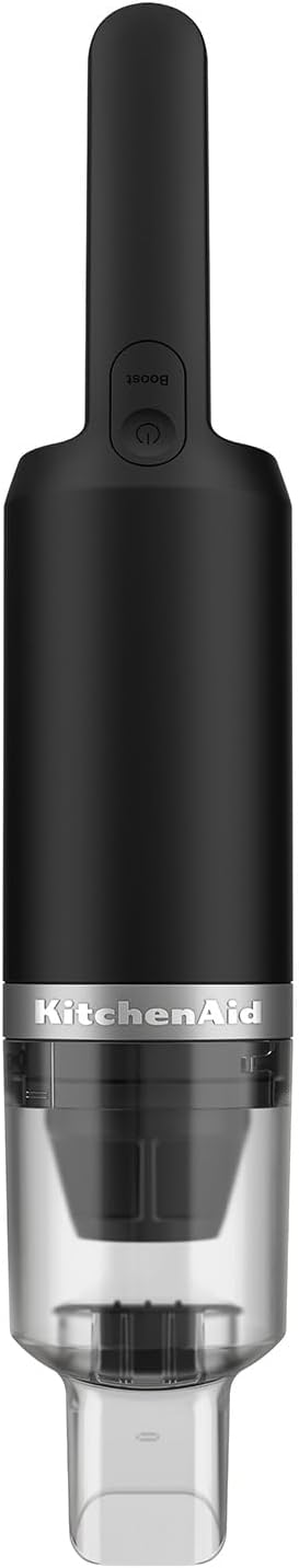 جارو شارژی دستی بی سیم کیچن آید KitchenAid 5KKVR100BM Go | جاروبرقی دستی | 2 لوازم جانبی استاندارد شامل | بدون باتری | مشکی