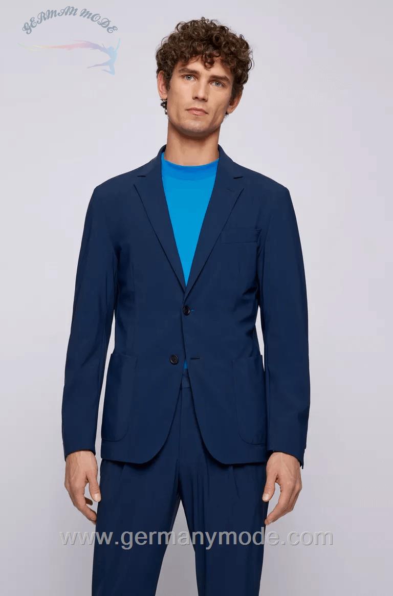 کت تک مردانه هوگو باس آلمان BOSS SLIM-FIT SAKKO AUS FUNKTIONALEM STRETCH-GEWEBE