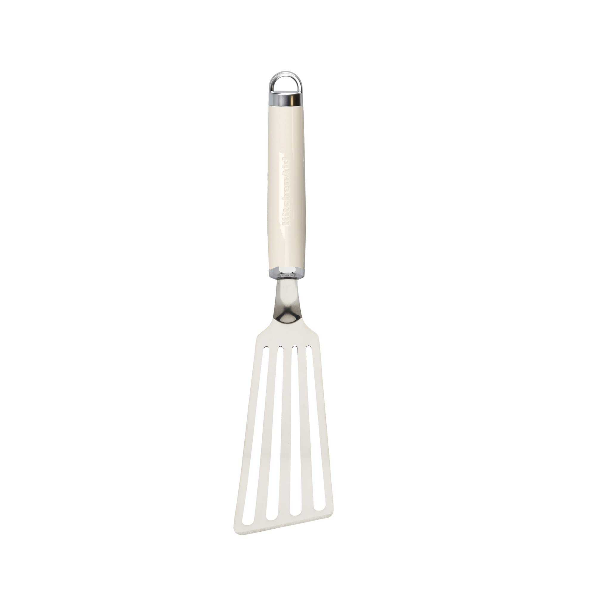 خرید از آمازون - پوست کن یورویی KitchenAid، پوست کن استیل ضد زنگ با تیغه متحرک میوه ها و سبزیجات - کرم بادام، بزرگ