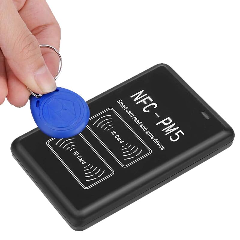 خرید از آمازون - دستگاه تکثیر کارت خوان NFC رمز گشایی رمزگذاری شده RFID 125 کیلوهرتز/13.56 مگاهرتز شناسه IC Card Reader کنترل دسترسی خواننده Duplicator