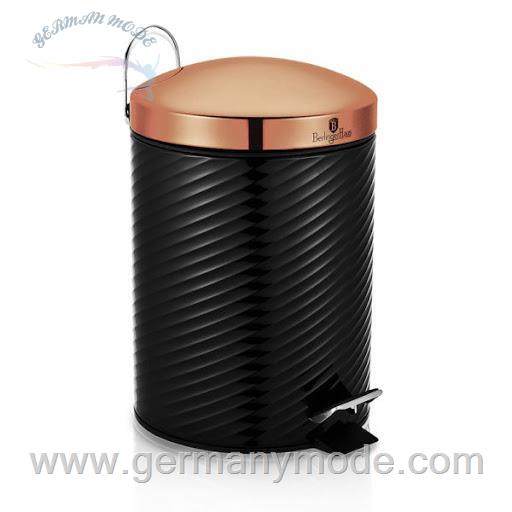 سطل زباله پدالی 7 لیتری برلینگر هاوس مجارستان BERLINGER HAUS PEDAL BIN 7 L BH/1731 BLACK ROSE COLLECTION