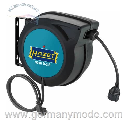 قرقره کابل جمع کن اتوماتیک و کابل 20 متری هزت Hazet 9040 D-2.5