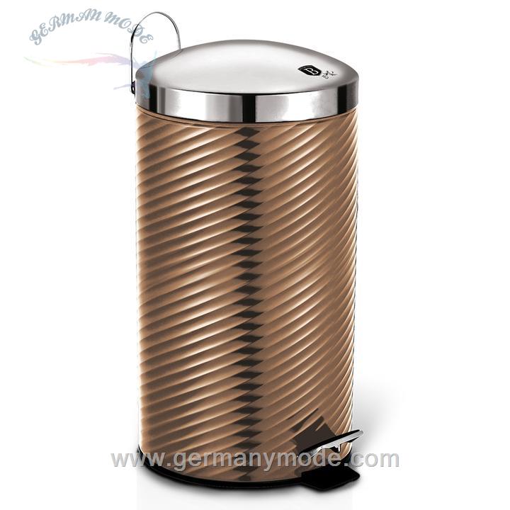 سطل زباله پدالی 20 لیتری برلینگر هاوس مجارستان BERLINGER HAUS PEDAL BIN 20L BH/6300 ROSE GOLD COLLECTION