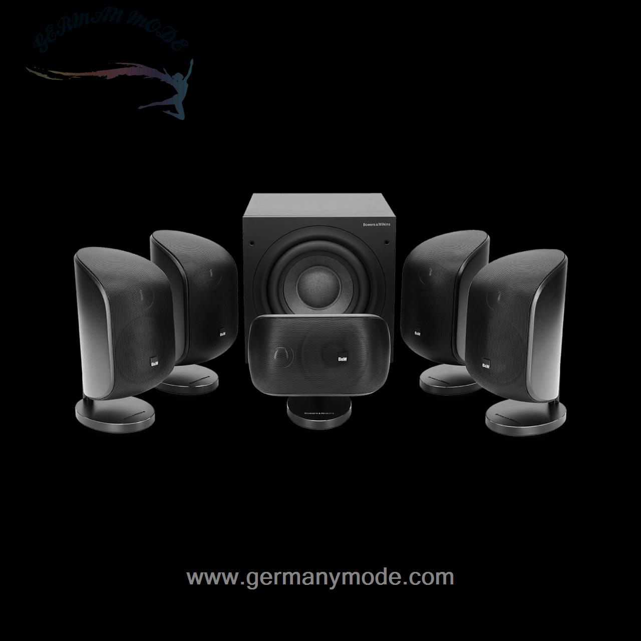 سینمای خانگی باورز اند ویلکینز انگلستان Bowers Wilkins MT-50 Home theatre system Schwarz