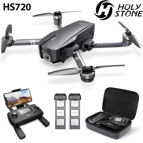 خرید از ایبی - Holy Stone HS720 with 4K Camera 5G GPS RC Drone Quadcopter Brushless 2 Batteries