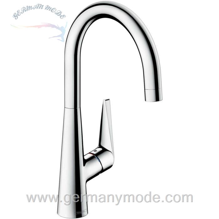 شیر مخلوط ظرفشویی هانس گروهه آلمان Hansgrohe Talis M51 Einhebel Küchenmischer 260 Niederdruck offene Warmwasserbereiter 1jet chrom 72812000