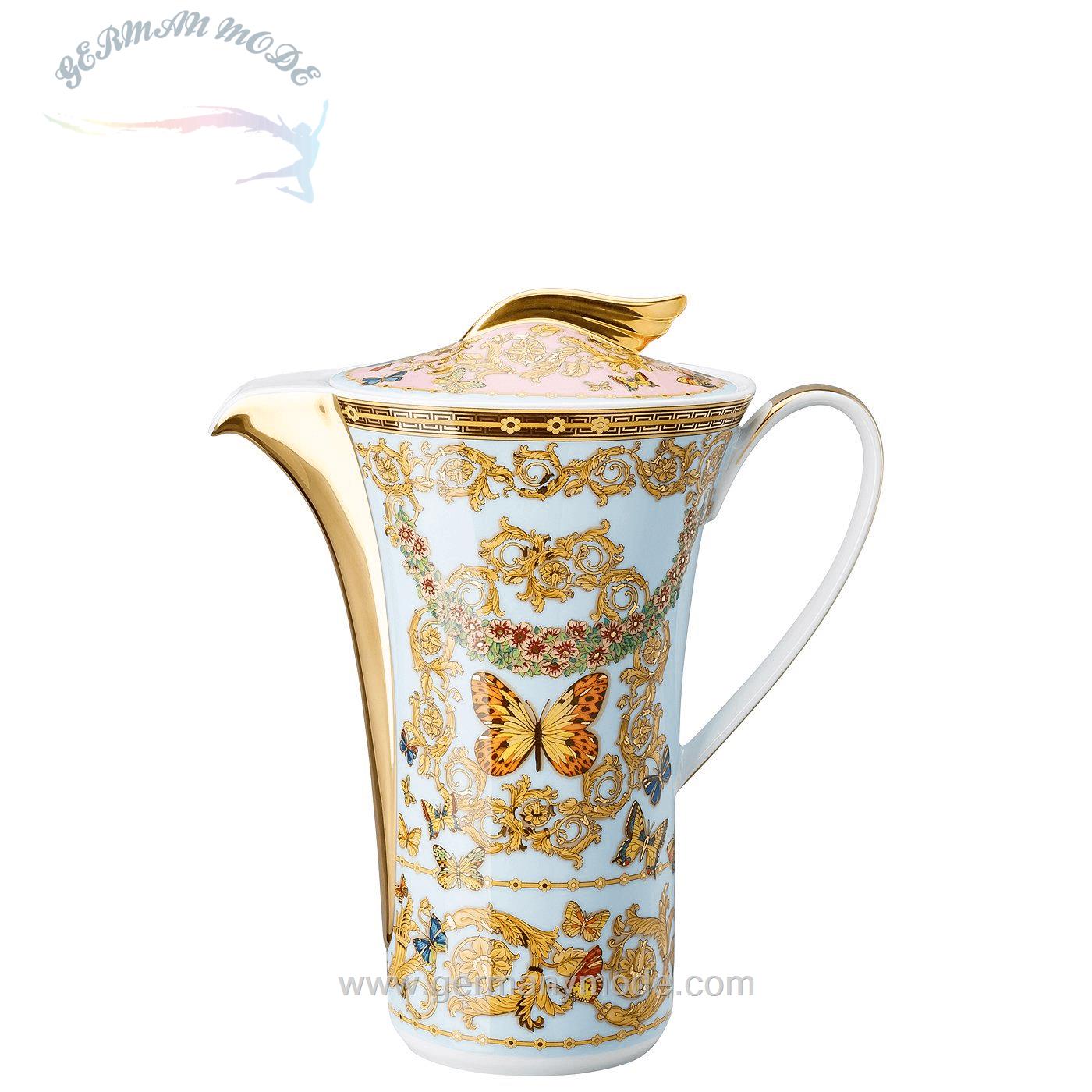 قوری قهوه خوری 6 نفره روزنتال آلمان Rosenthal meets Versace Kaffeekanne Ikarus Le jardin de Versace Kaffeekanne 6 Personen 1/2 l