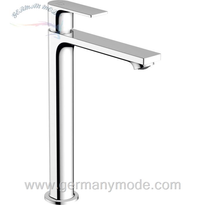 شیر مخلوط روشویی پایه بلند هانس گروهه آلمان Hansgrohe Rebris E 240 Einhebel Waschtischarmatur CoolStart 72591 chrom