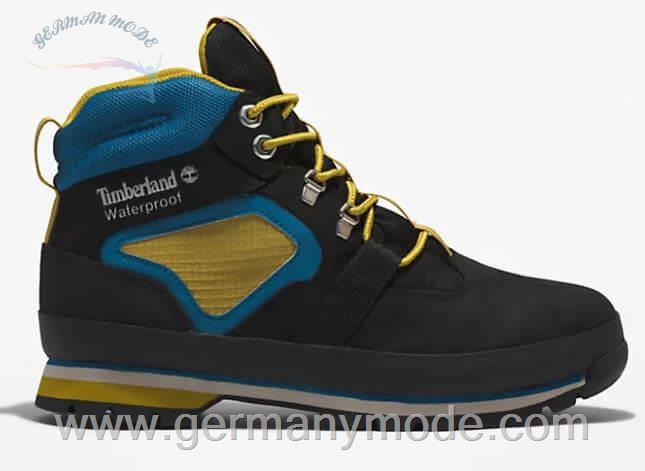کفش کوهنوردی ضد آب مردانه تیمبرلند آمریکا TIMBERLAND EURO HIKER TIMBERDRY BOOT FOR MEN IN BLACK BLUE