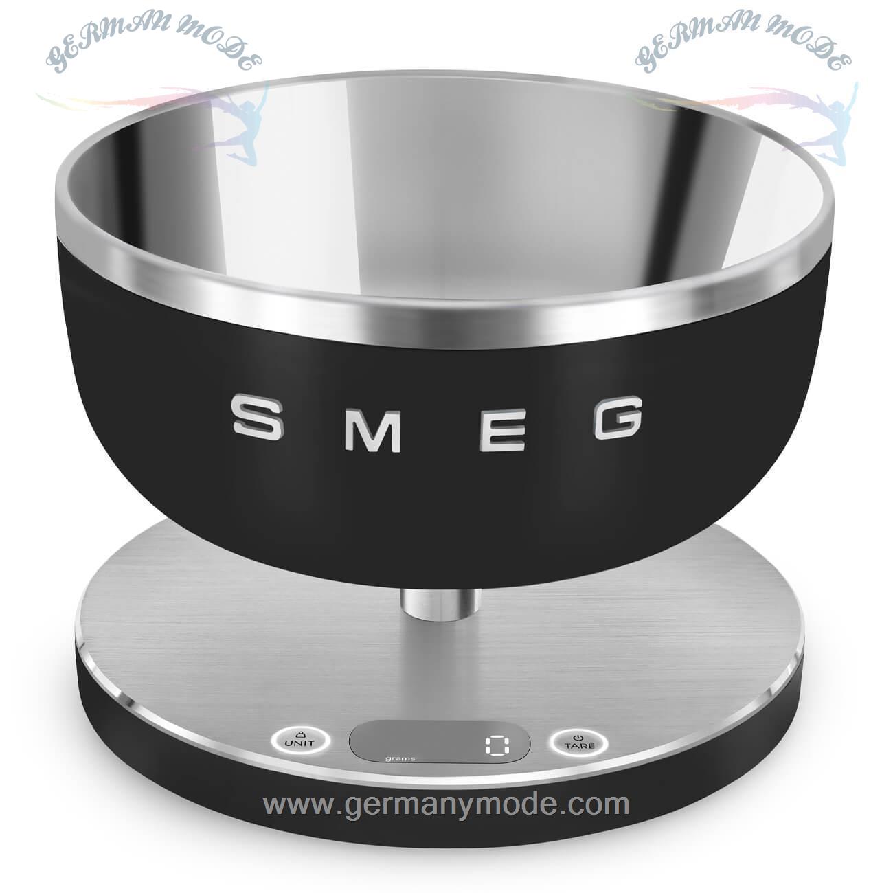 ترازو دیجیتال آشپزخانه اسمگ ایتالیا Smeg Digitale Küchenwaage KSC01BLMWW