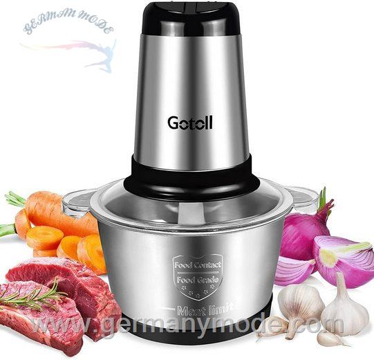 خرد کن چندکاره گوتول Gotoll Zerkleinerer GL360MS, 350 W, Zerkleinerer MultiZerkleinerer Universalzerkleinerer mit 2L Edelstahlschüssel