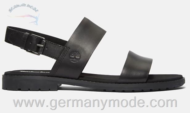 صندل زنانه تیمبرلند آمریکا TIMBERLAND CHICAGO RIVERSIDE STRAPPY HEEL SANDAL FOR WOMEN IN BLACK