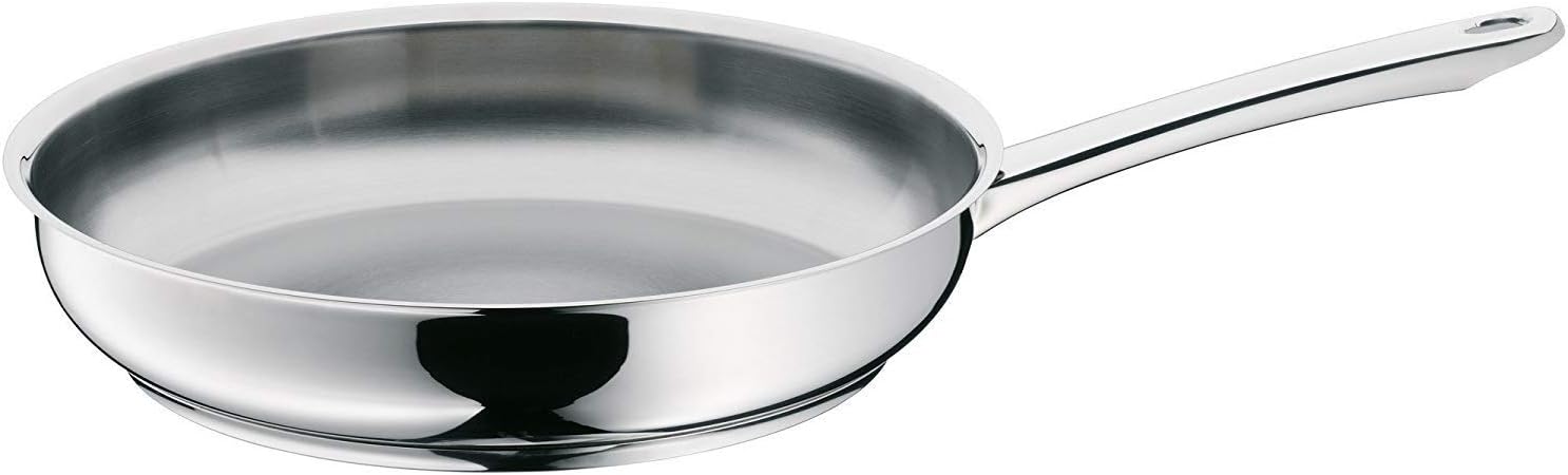 ماهیتابه استیل وی ام اف آلمان WMF Profi 24 CM سانت 24 القایی، ماهیتابه استیل ضد زنگ بدون پوشش، استیل ضد زنگ Cromargan