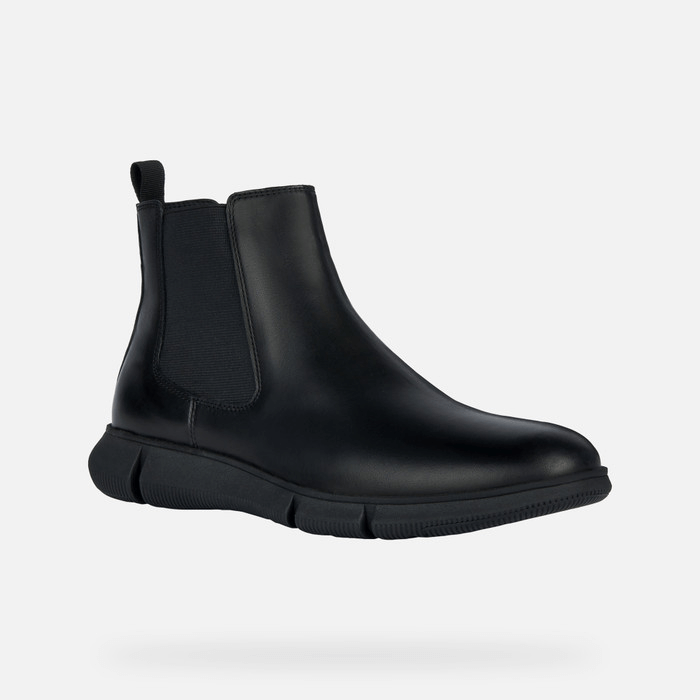 نیم بوت مردانه جی اوکس ایتالیا GEOX CHELSEA BOOTS Adacter F Herr Schwarz