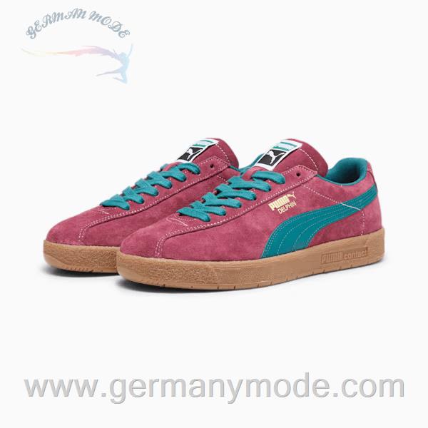 کتانی ورزشی مردانه پوما آلمان PUMA Delphin Sneakers Dark Jasper-PUMA Gold