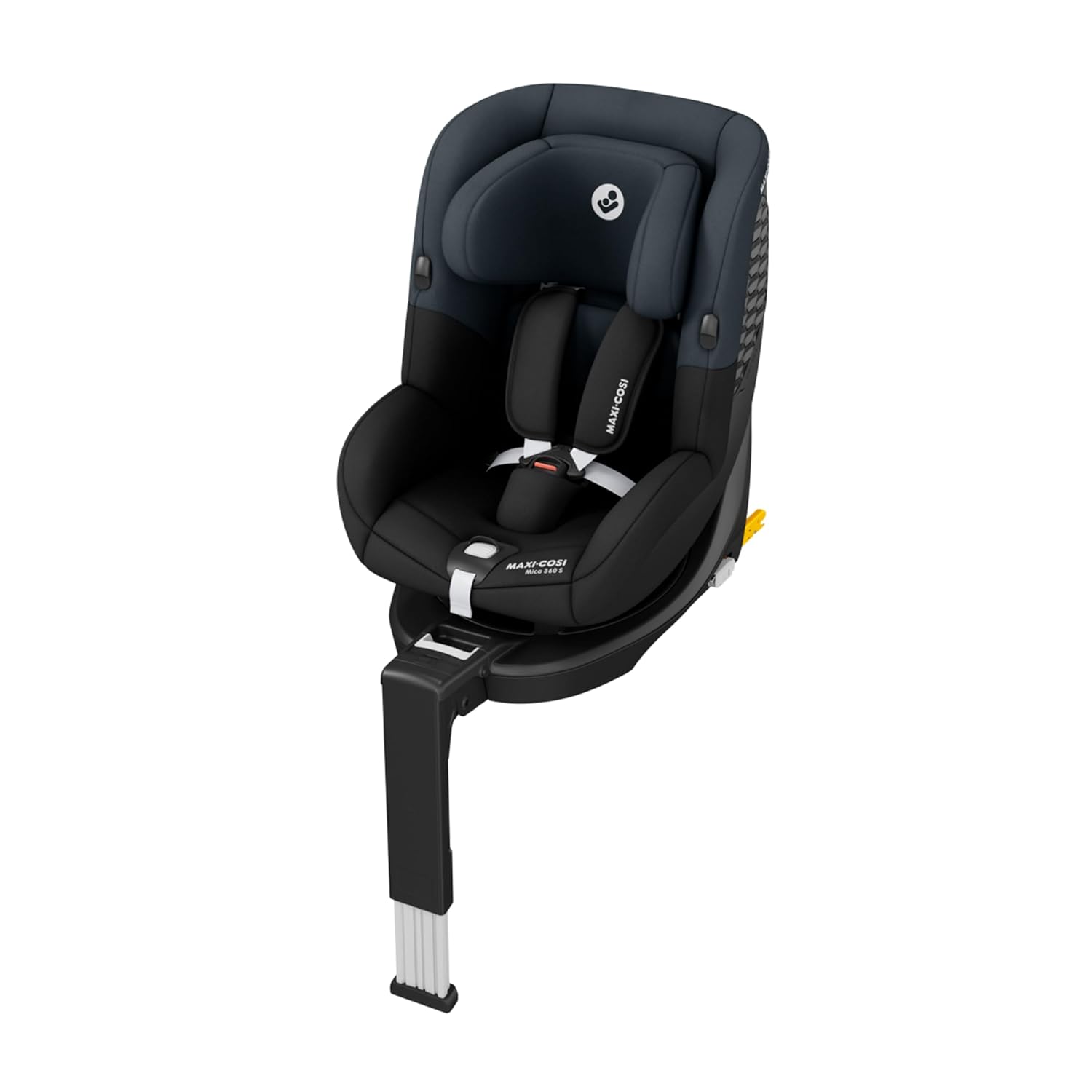 صندلی ماشین کودک مکسی کوزی آلمان Maxi-Cosi Mica 360 S، با چرخش 360 درجه، 3 ماه تا 4 سال (61 تا 105 سانتی متر)، صندلی کودک i-Size،حالت درازکش، محافظ G-CELL، قلاب کمربند آسان، تونال