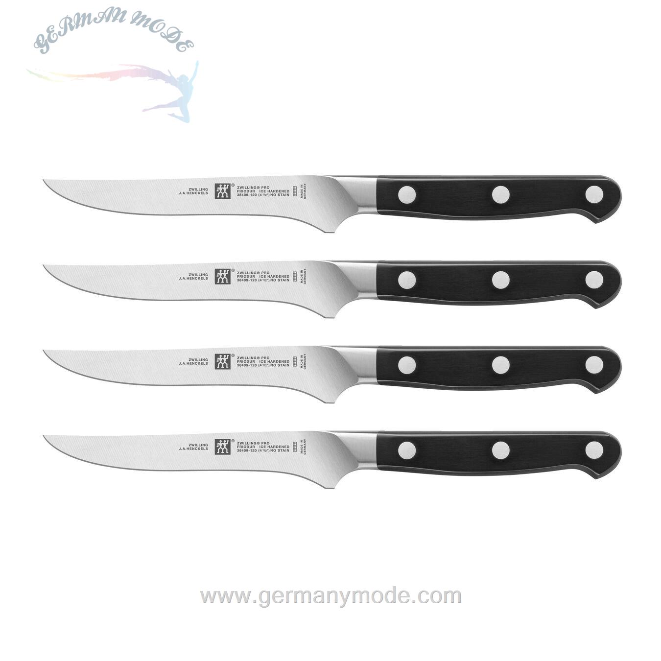 چاقو استیک ۴ عددی زولینگ آلمان ZWILLING PRO STEAKMESSERSET 4-TLG