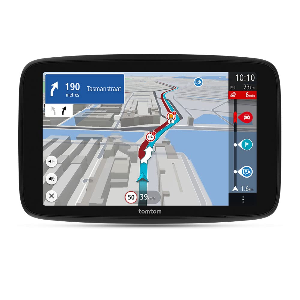 خرید از آمازون - ناوبری کامیون TomTom GO Expert Plus (نمایشگر 7 اینچی HD، راهنمای مسیر و POI برای وسایل نقلیه بزرگ، ترافیک TomTom شامل، نقشه‌های جهان، هشدارهای بی‌درنگ درباره محدودیت‌ها، نشانه‌های بصری، USB-C) پک پرمیوم 7 اینچی