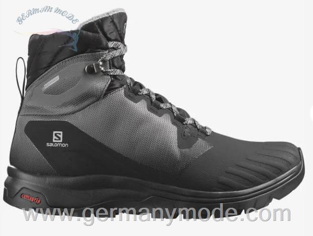 کتانی پوتین ساق دار ضد آب زنانه سالامون فرانسه SALOMON VAYA BLAZE THINSULATE™ CLIMASALOMON™ WATERPROOF Winterschuhe Damen Black Black Quiet Shade