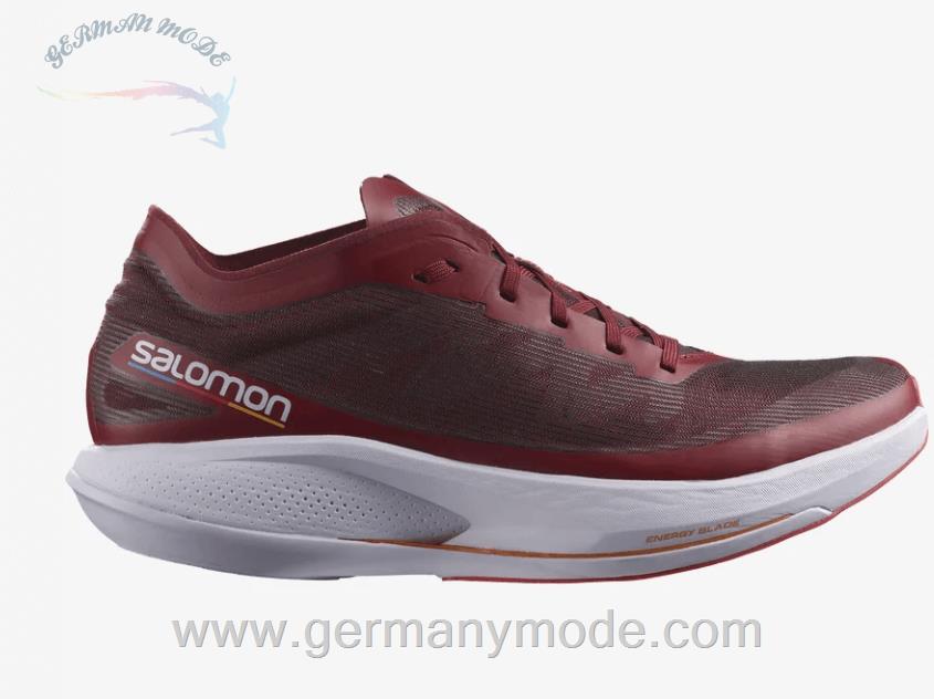 کتانی پیاده روی مردانه سالامون فرانسه SALOMON PHANTASM Laufschuhe Herren Biking Red / Purple Heather / Vibrant Orange