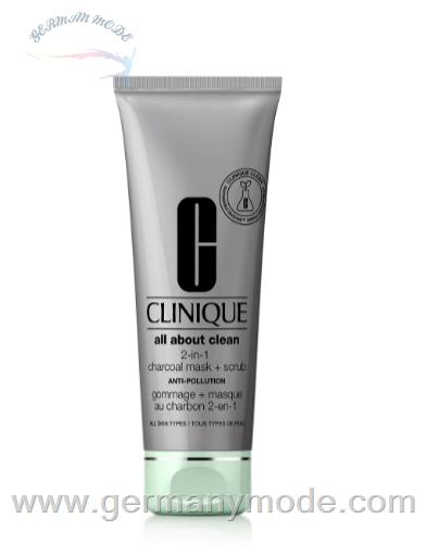 ماسک زغال و اسکراب لایه بردار کلینیک آمریکا All About Clea 2-in-1 Charcoal Mask - Scrub